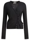 Isabel Marant Carline V-neck Cardigan In Gray