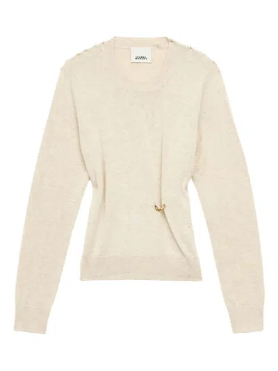 Isabel Marant Cosima Sweater In Neutral