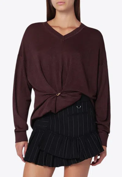 ISABEL MARANT COSIMA V-NECK SWEATER