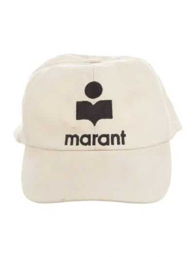 Pre-owned Isabel Marant Cotton Baseball Cap In Black/neutrals