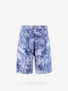 Isabel Marant Bermuda In Cotone Con Effetto Tie Dye