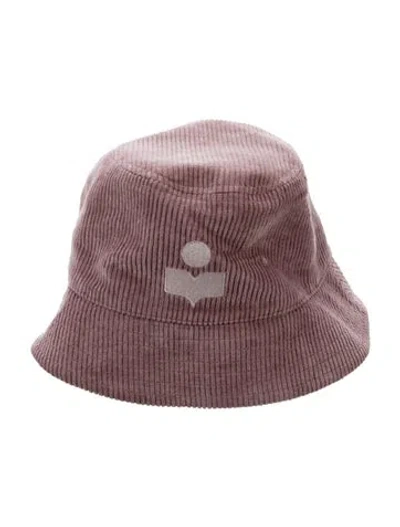 Pre-owned Isabel Marant Cotton Blend Fedora Hat In Pink
