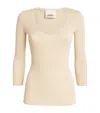Isabel Marant Cotton-blend Knitted Felicia Sweater In Neutral