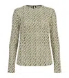 Isabel Marant Cotton-blend Soline Top In Brown