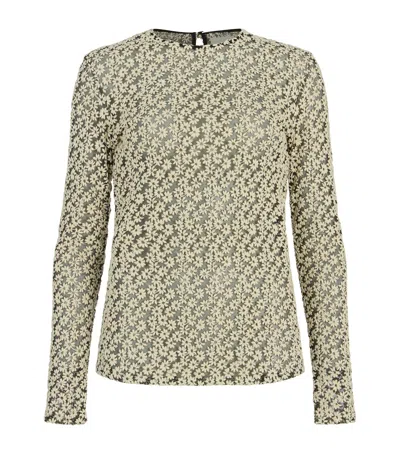 Isabel Marant Cotton-blend Soline Top In Brown