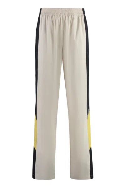 Isabel Marant Cotton Blend Trousers In Beige
