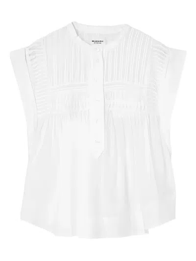 Isabel Marant Cotton Blouse In White