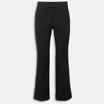 Pre-owned Isabel Marant Cotton Bootcut Pants 42 In Black