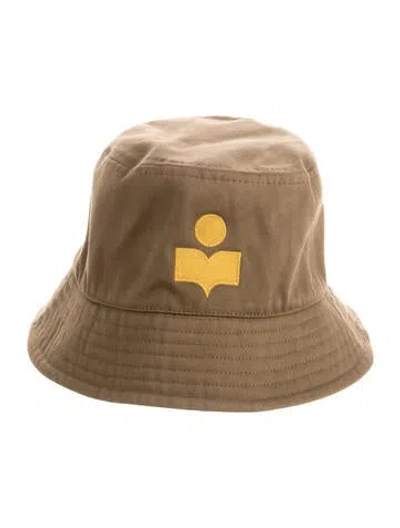 Pre-owned Isabel Marant Cotton Embroidered Bucket Hat In Brown