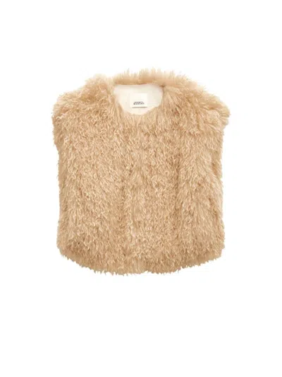 ISABEL MARANT FLORANA FLEECE VEST