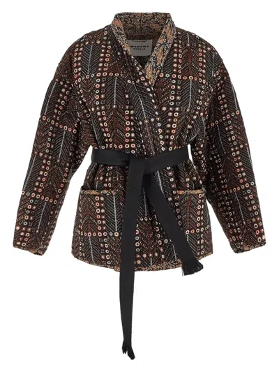 Isabel Marant Cotton Jacket In Brown