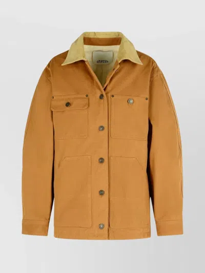 Isabel Marant Cotton Jacket Ninon' Collared Pockets