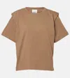 Isabel Marant Cotton Jersey T-shirt In Green