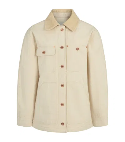 Isabel Marant Cotton Ninon Jacket In Nude