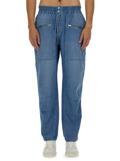 Isabel Marant Cotton Pants In Denim