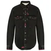 Isabel Marant Osco Denim Overshirt In Black