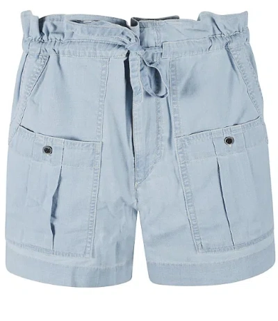 Isabel Marant Cotton Shorts For Comfort In Blue