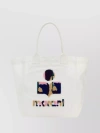 ISABEL MARANT COTTON YENKY TOTE WITH ROUND HANDLES