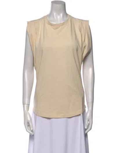Pre-owned Isabel Marant Cowl Neck Sleeveless T-shirt In Neutral