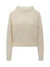 Isabel Marant Cozy Alpaca Blend Pullover In Neutral