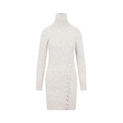 Isabel Marant Cozy Nude Knit Dress For Women | Fw23 Collection In White