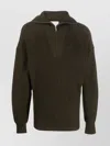 Isabel Marant Cozy Turtleneck Sweater Drop Shoulders In Brown