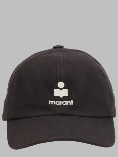 Isabel Marant Cq053xfa_d1c05a02fk Cotton Baseball Cap In Black