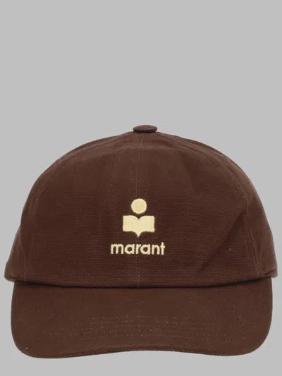 Isabel Marant Cq053xfa_d1c05aclbr Baseball Cap In Brown