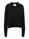 Isabel Marant 'v Neck' Dropped Shoulder Knitwear In Black