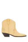 Isabel Marant Dewina 40mm Suede Boots In Beige