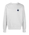Isabel Marant Crew-neck Cotton-blend Sweatshirt In Ecru