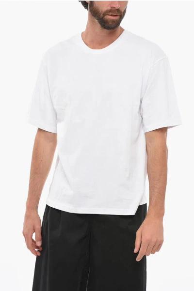 Isabel Marant Crew Neck Guizy T-shirt With Back Logo In White