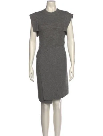 Pre-owned Isabel Marant Crew Neck Knee-length Dress In Gray