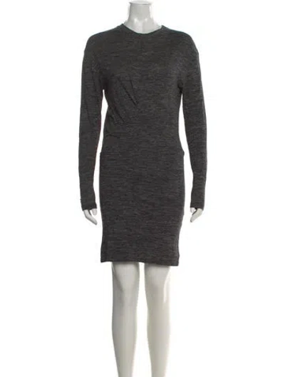 Pre-owned Isabel Marant Crew Neck Knee-length Dress In Gray