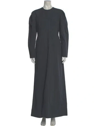 Pre-owned Isabel Marant Crew Neck Long Dress W/ Tags In Gray