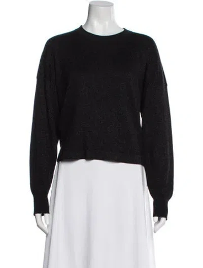 Pre-owned Isabel Marant Crew Neck Long Sleeve Sweatshirt In Black