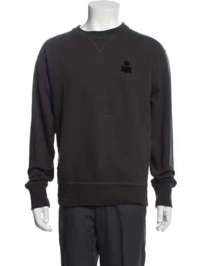 Pre-owned Isabel Marant Crew Neck Long Sleeve Sweatshirt In Black