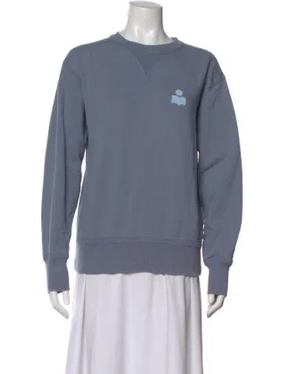 Pre-owned Isabel Marant Crew Neck Long Sleeve Sweatshirt In Blue