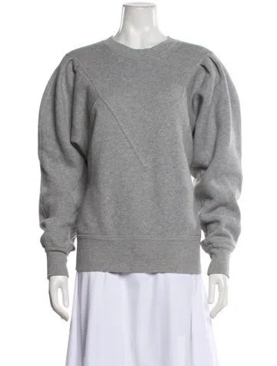 Pre-owned Isabel Marant Crew Neck Long Sleeve Sweatshirt In Gray