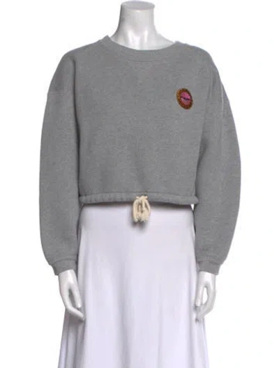 Pre-owned Isabel Marant Crew Neck Long Sleeve Sweatshirt In Gray