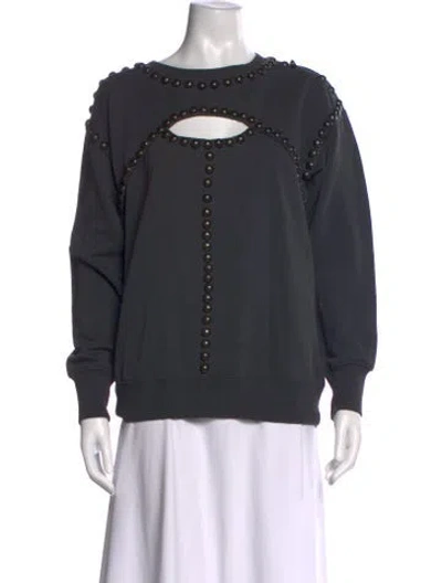 Pre-owned Isabel Marant Crew Neck Long Sleeve Sweatshirt In Gray