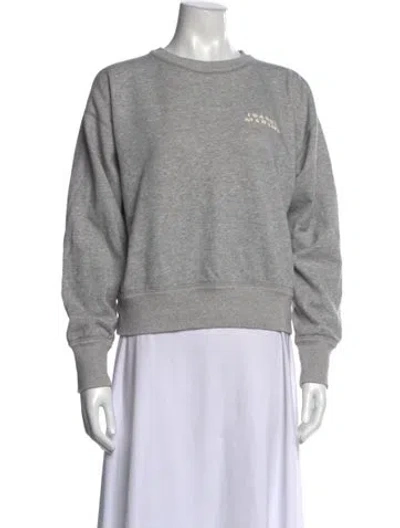 Pre-owned Isabel Marant Crew Neck Long Sleeve Sweatshirt In Grey