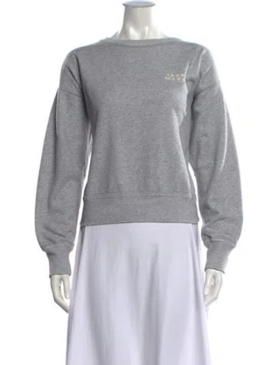 Pre-owned Isabel Marant Crew Neck Long Sleeve Sweatshirt In Grey