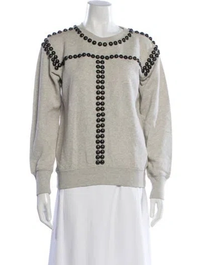 Pre-owned Isabel Marant Crew Neck Long Sleeve Sweatshirt In Neutral
