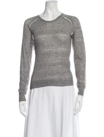 Pre-owned Isabel Marant Crew Neck Long Sleeve Top In Gray