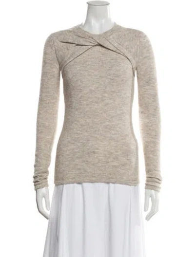 Pre-owned Isabel Marant Crew Neck Long Sleeve Top In Neutral