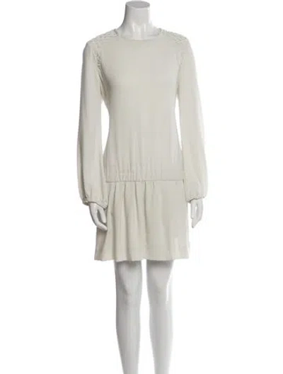 Pre-owned Isabel Marant Crew Neck Mini Dress In Gray