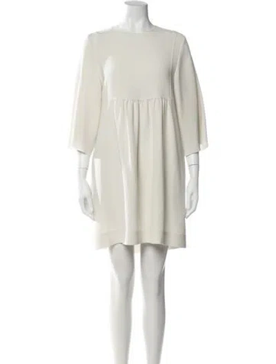 Pre-owned Isabel Marant Crew Neck Mini Dress In Grey