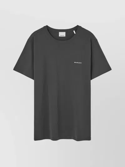 ISABEL MARANT CREW NECK ORGANIC COTTON T-SHIRT