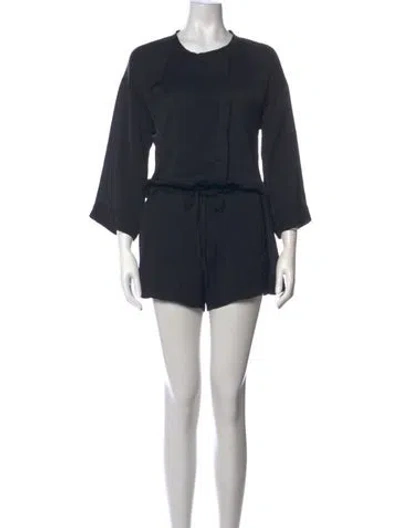 Pre-owned Isabel Marant Crew Neck Romper In Black
